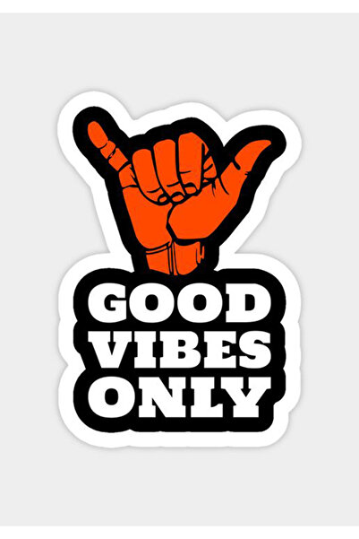 MegaSticker ملصق سيارة Good Vibes Only للدراجات النارية والكمبيوتر المحمول وا...