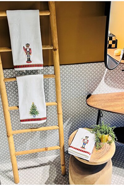 ge living Новорічна серія «Лускунчик» і «Новорічна ялинка» набір рушників (3 шт.)