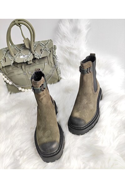 Of&Off KADIN HAKİKİ DERİ BOT