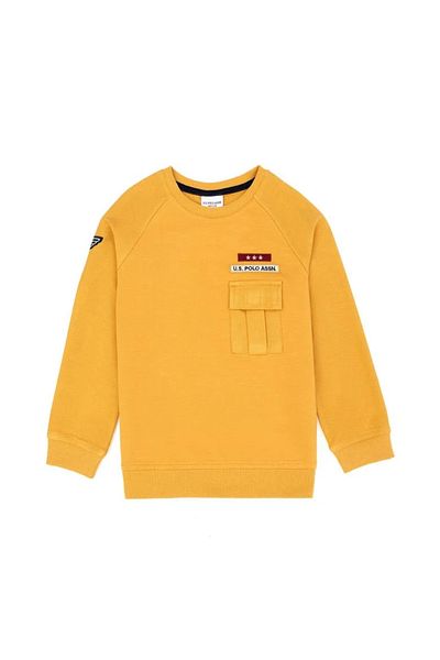 U.S. Polo Assn. BAZA. Polo Assn. Hanorac pentru copii cu gât crew G083SZ082.000. 1667673   TEKSPOR