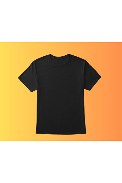 ŞARMAN Tricou negru pentru bărbați, 100% bumbac, cu mânecă scurtă, de culoare...