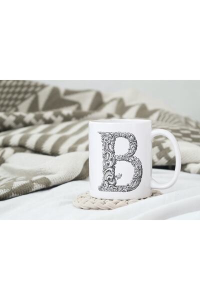 Veintitres كوب بتصميم مرخص مطبوع عليه حرف B