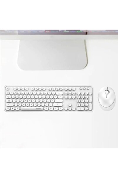 fortrek Kablosuz Klavye Ve Mouse Fare Set 104 Tuşlu Pc Notebook laptop Uyumlu ZN3438