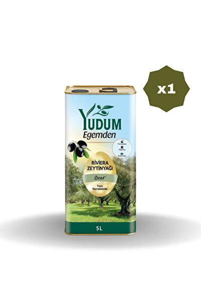 Yudum EGEMDEN RİVİERA ZEYTİNYAĞI 5 LT X 1 ADET