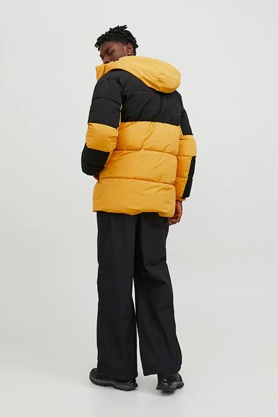Jack & Jones JJEFORCE PUFFER SN Brown Men's Coat