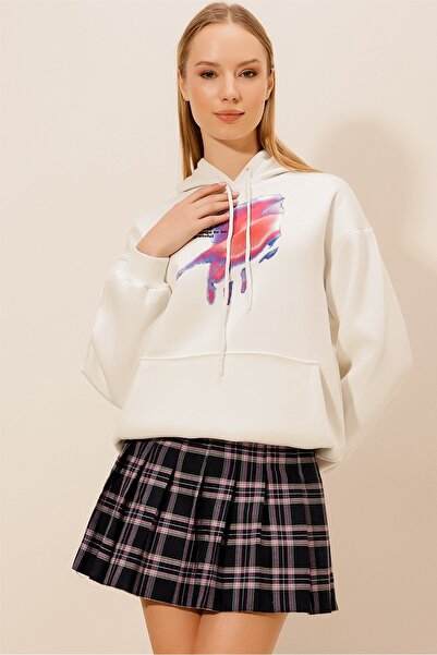 HAKKE Uc Пряжа Невдячний принт SWEAT