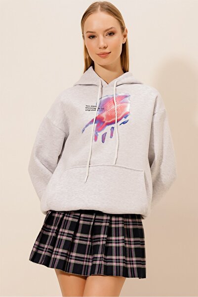 HAKKE Three Thread Ungrateful Print SWEAT