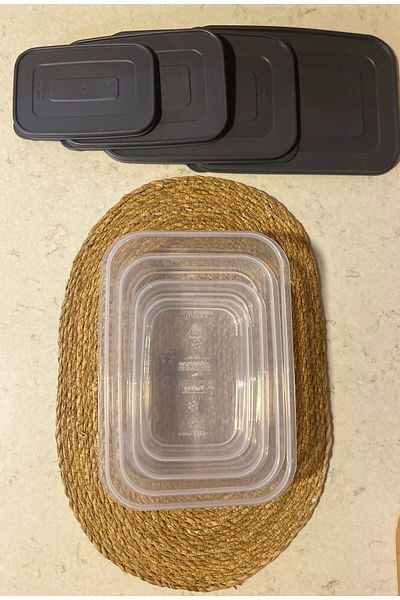 homehayat Mono Storage Container Set Set of 4