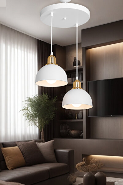 lumenistanbul BELLA 2'Lİ BEYAZ AVİZE