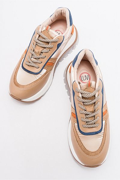 LuviShoes Γυναικεία αθλητικά παπούτσια OTTO Beige