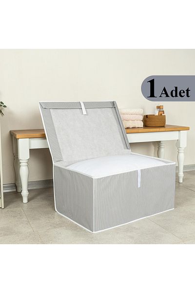 Pazar Kapısı Multi-Purpose Organizer Box Mega Gray 60x40x30cm