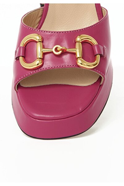 Gizzelli shoes Platform Taban Deri Sandalet