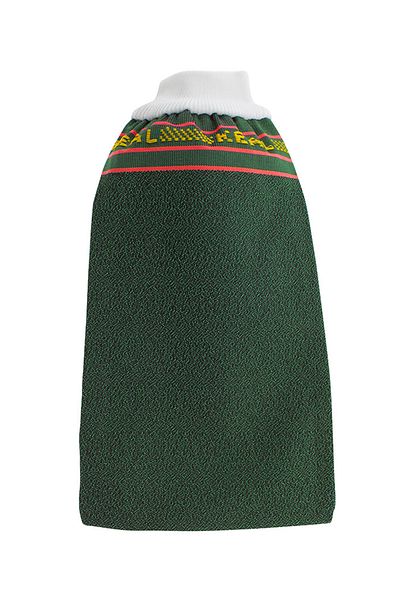 Kelebek Kese Butterfly Dark Green Elastic King Pouch Super Thick Very Hard Bath Bathroom Bridal Dowry Spa Pouch