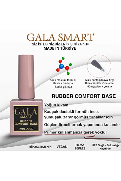 gala smart rubber comfort base 10 ml.. galasmartlara