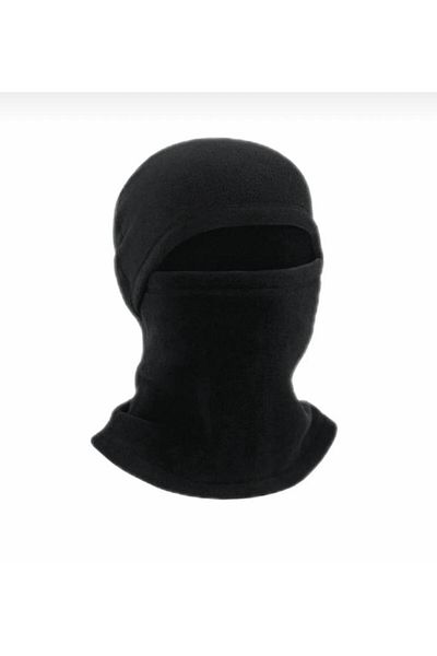Açıkalın askeri Malzeme Unisex Black Multi-Purpose Winter Fleece Snow Mask