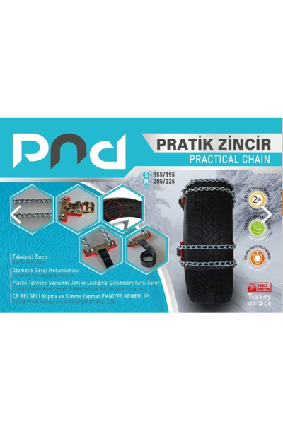 KONFORUM Pnd Sermatik Ecopratik Kar Patinaj Zinciri Pratik Montaj Small Beden