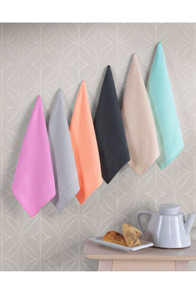 Fushia قطعة قماش للتنظيف مكونة من 4 قطع من نانو تك