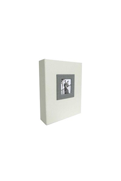 GünTech 13x18 100 Λουκ άλμπουμ φωτογραφιών με μοτίβο βαμβακιού με παράθυρο