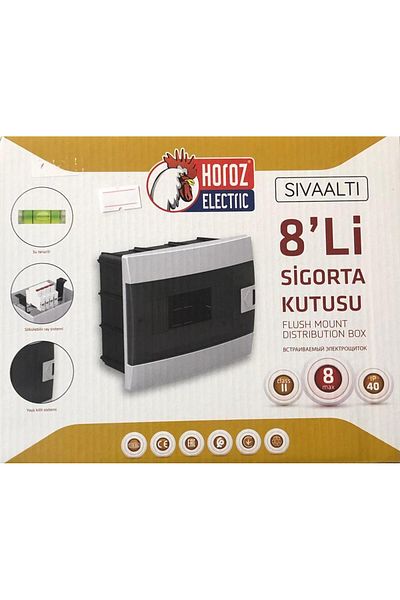 Horoz BRAND FLUSH MOUNTED 8-Piece S