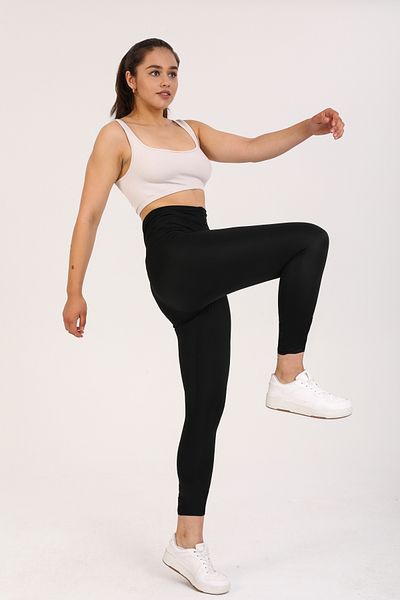 BARUCCA Leggings cu agrafă cu talie înaltă, cu fermitate din terletenă