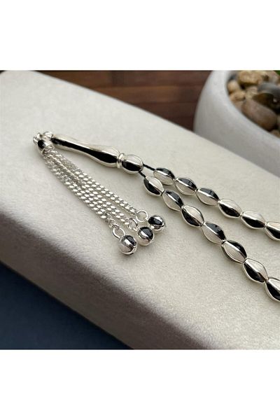 dergah tesbih Silver Rosary - Handcrafted with Beşiktaş