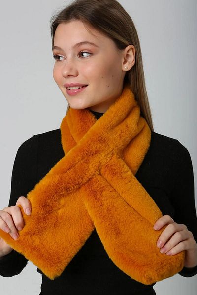 Saria Moda Saffron Plush Women's Neck Collar Scarf - Camisole Byn01