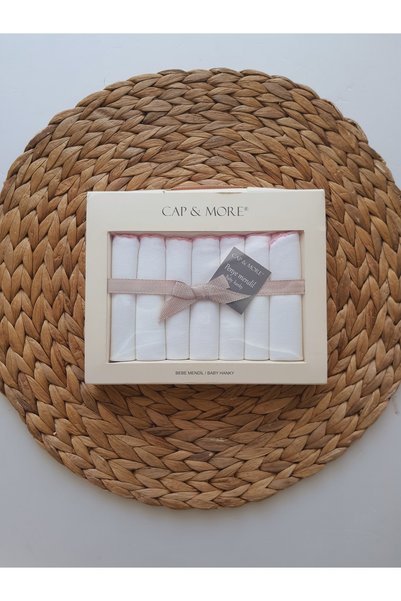 PİLEKİ BABY Baby Mouth Wipes (Pack of 7) Soft 100% Cotton Combed Wipes