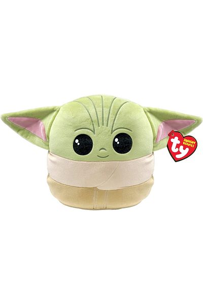 TY Beanie Boos لعبة TY Grogu Star Wars Squish مقاس 25 سم