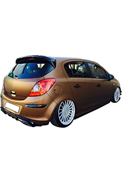 EDEBALI OPEL CORSA D 4 KAPI 2006-2014 uyumlu SPOİLER-FİBER-ASTARLI-BOYASIZ