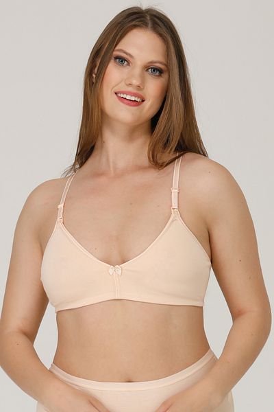 par lingerie pl Σουτιέν νοσηλείας PL Χτενισμένο βαμβακερό χωρίς καπάκι