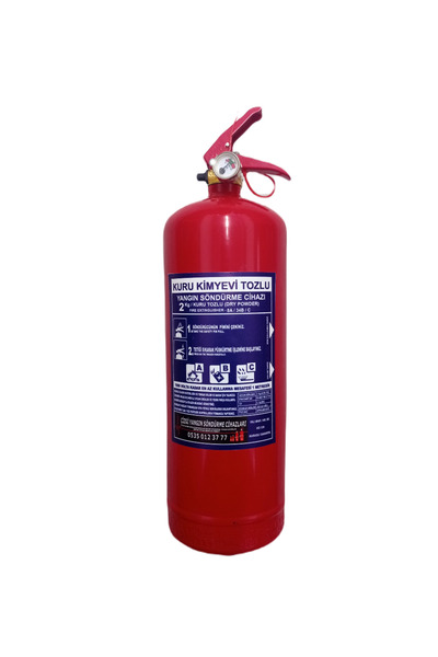 FullFire 2.KG ABC Kuru Kimyevi Tozlu Yangın Söndürme Cihazı