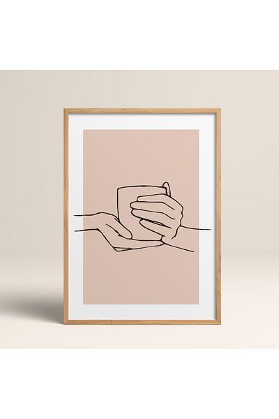 HOMEPACK Рамкирана единична картина Модерен плакат TK/167