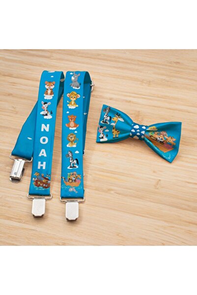 BAND Nuh’un Gemisi Temalı Çocuk Papyon ve Pantolon Askısı