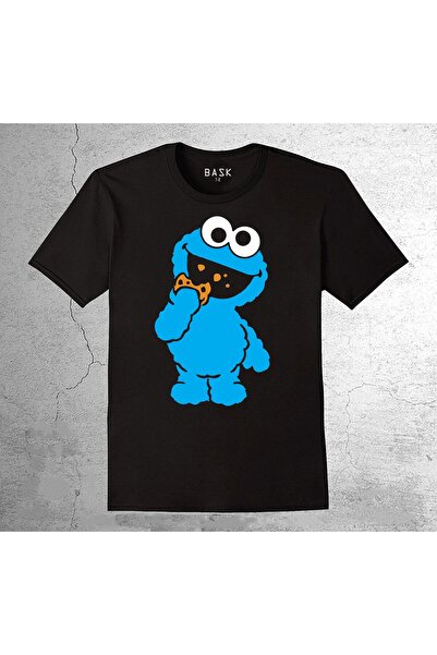 baskwear تي شيرت سيسام ستريت كوكيز مونستر تي شيرت للأطفال
