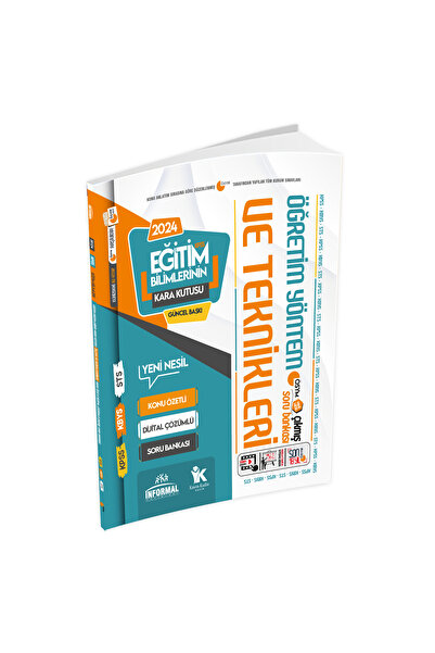 İnformal Yayınları Eğitim Bilimlerinin Kara Kutusu Öğretim Yöntem Konu Özetli...