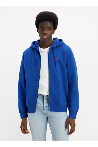 Levi's Levis Kapüşon Yaka Mavi Sweatshırt A4915-0007_TRCORE NG ZIP UP SODALIT