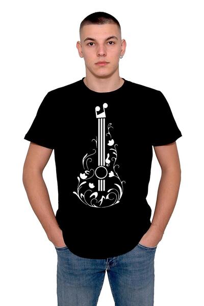 BIGROON Tricou unisex pentru instrumente muzicale pentru chitară