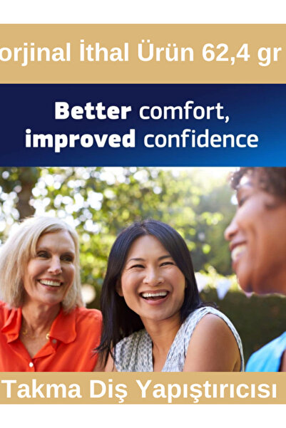 Fixodent Ultra Max Hold Takma Diş Yapıştırıcısı Protez Yapıştırıcı 2,2 oz 62,4Gr (Orjinal İthal)