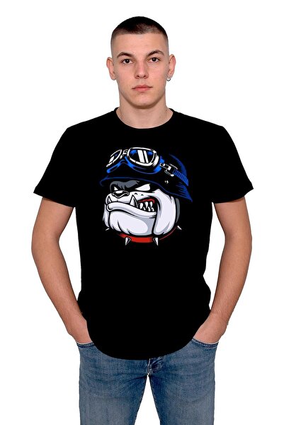 BIGROON Pitbull Dog Fly Pilot Unisex majica - Dog Wild Sa deznom