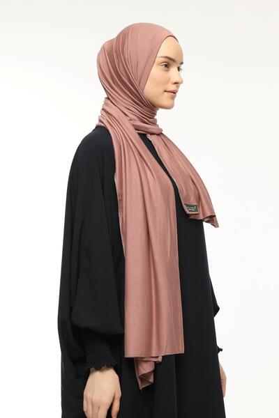 Altobeh Hijab Combed Shawl Plain Dark Rose Dried