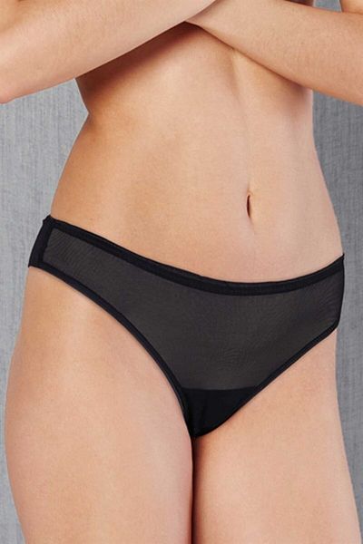 Doreanse Women's 100% Cotton Fabric Transparent String Thong