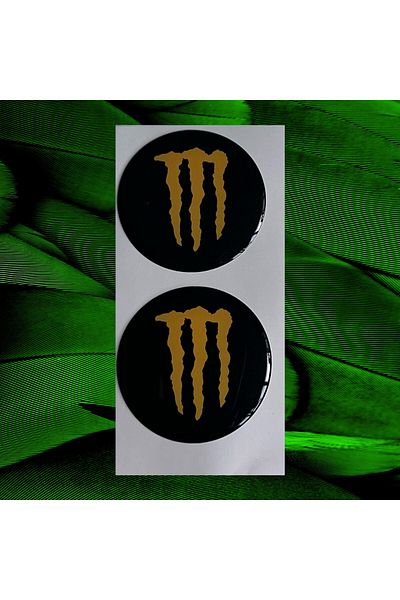 Fatih MONSTER DROP LOGO 5x5CM 2 PCS MOTORCYCLE HELMET