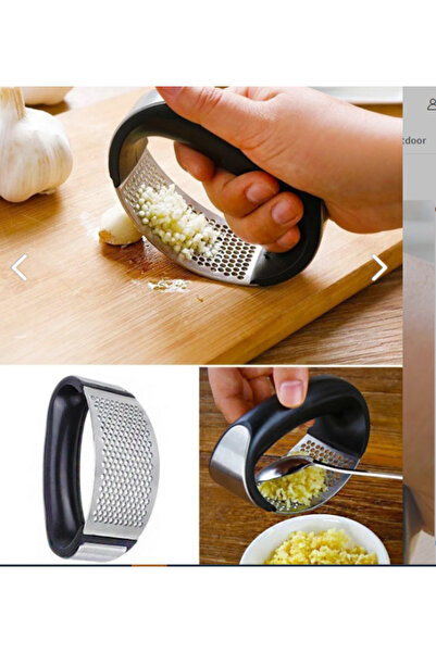 NİVENE Paslanmaz Çelik Sarımsak Ezici Sarımsak Zencefil Ezeceği Sarımsak Öğüt...