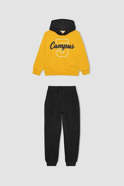 DeFacto Defacto B2919A8/Yl42 Boy's Sweat Set - Yellow