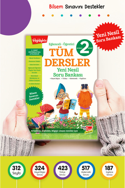 Dikkat Atölyesi Yayınları 2. Sınıf Tüm Dersler Yeni Nesil Soru Bankası