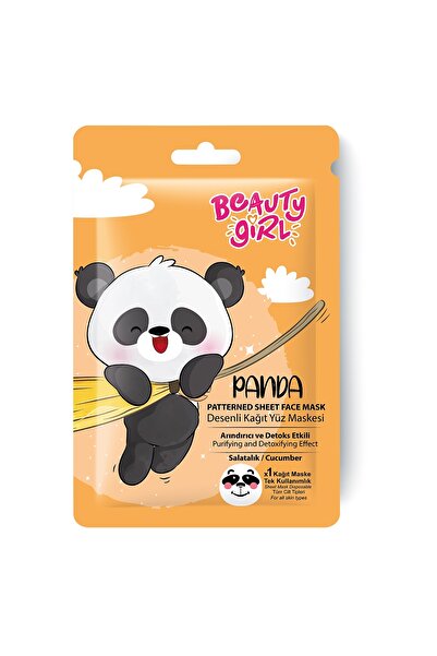 beauty girl Kağıt Yüz Maskesi Panda 20 ml