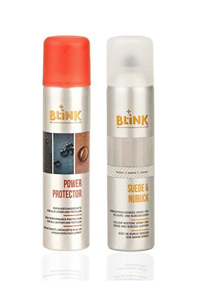 Blink Natural Süet Nubuk Sprey 250 Ml + Su Itici Sprey Power Protector 250 Ml