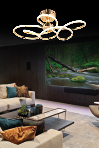 LEDSARAYI Modern Plafonyer Led Avize 3 Renk