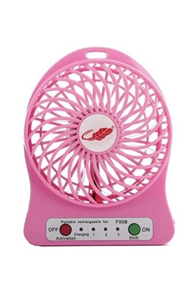 Techmaster 3 Kademeli Şarjlı Masa Üstü Usb Mini Taşınabilir Vantilatör Fan