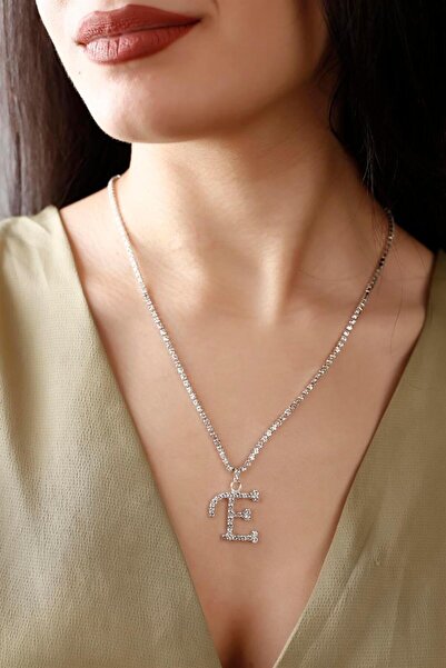 HUBANN E Harfi Su Yolu Kolye Sevgili Kolye Özel Günler Düğün Nişan Abiye Koly...